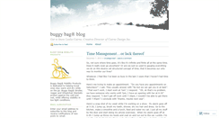 Desktop Screenshot of buggybag.wordpress.com