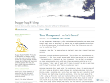 Tablet Screenshot of buggybag.wordpress.com