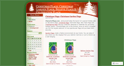 Desktop Screenshot of christmasflags.wordpress.com