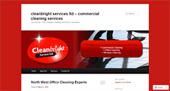 Desktop Screenshot of cleanbrightcleaningservices.wordpress.com