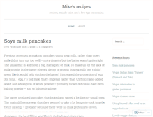 Tablet Screenshot of mikesrecipes.wordpress.com
