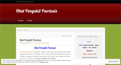 Desktop Screenshot of obatpenyakitpsoriasiss.wordpress.com