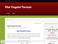 Tablet Screenshot of obatpenyakitpsoriasiss.wordpress.com
