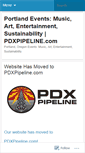 Mobile Screenshot of pdxpipeline.wordpress.com