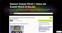 Desktop Screenshot of airkangenwatermalang.wordpress.com