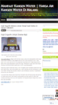 Mobile Screenshot of airkangenwatermalang.wordpress.com