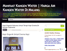 Tablet Screenshot of airkangenwatermalang.wordpress.com