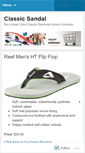 Mobile Screenshot of classicsandal.wordpress.com