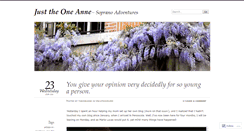 Desktop Screenshot of annequichante.wordpress.com