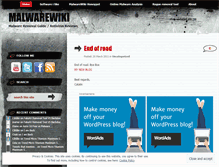 Tablet Screenshot of malwarewiki.wordpress.com