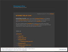 Tablet Screenshot of milasiregar.wordpress.com