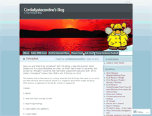 Tablet Screenshot of cordiallyakacaroline.wordpress.com