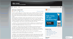 Desktop Screenshot of billygarnet.wordpress.com