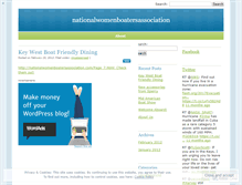 Tablet Screenshot of nationalwomenboatersassociation.wordpress.com