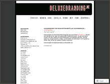 Tablet Screenshot of deluxebranding.wordpress.com