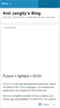 Mobile Screenshot of anilj.wordpress.com