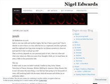 Tablet Screenshot of nigeledwards.wordpress.com