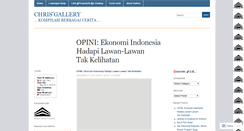 Desktop Screenshot of chrisgallery.wordpress.com