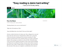 Tablet Screenshot of damnhardwriting.wordpress.com