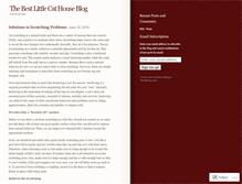 Tablet Screenshot of bestlittlecathouse.wordpress.com