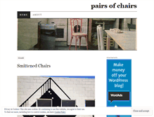 Tablet Screenshot of pairsofchairs.wordpress.com