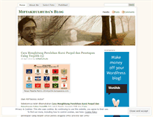 Tablet Screenshot of miftakhulhuda.wordpress.com