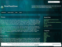 Tablet Screenshot of newcheatzone.wordpress.com