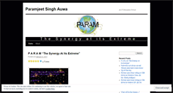 Desktop Screenshot of paramjsingh.wordpress.com