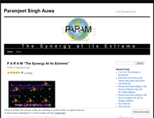 Tablet Screenshot of paramjsingh.wordpress.com