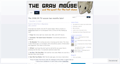 Desktop Screenshot of graymouse.wordpress.com