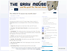 Tablet Screenshot of graymouse.wordpress.com