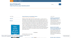 Desktop Screenshot of mattsmaps.wordpress.com