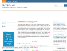 Tablet Screenshot of mattsmaps.wordpress.com