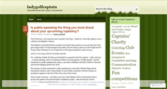 Desktop Screenshot of ladygolfcaptain.wordpress.com