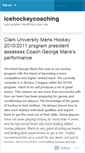Mobile Screenshot of icehockeycoaching.wordpress.com