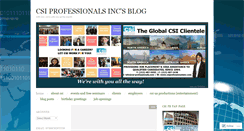 Desktop Screenshot of csiprofessionalsinc.wordpress.com