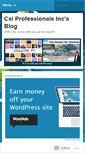 Mobile Screenshot of csiprofessionalsinc.wordpress.com
