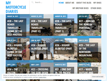 Tablet Screenshot of mymotorcyclediaries.wordpress.com