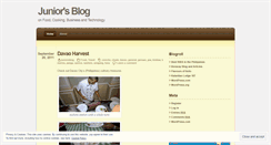 Desktop Screenshot of juniorsblog.wordpress.com