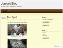 Tablet Screenshot of juniorsblog.wordpress.com