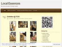 Tablet Screenshot of localessences.wordpress.com