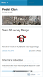 Mobile Screenshot of pedalclan.wordpress.com
