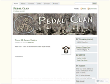 Tablet Screenshot of pedalclan.wordpress.com