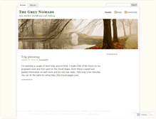 Tablet Screenshot of greyroamers.wordpress.com