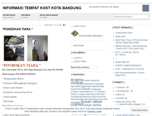 Tablet Screenshot of infokostbandung.wordpress.com