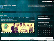 Tablet Screenshot of globallinkbpo.wordpress.com