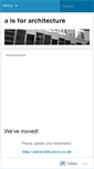 Mobile Screenshot of aisforarchitecture.wordpress.com