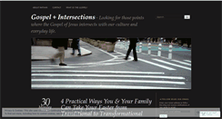 Desktop Screenshot of gospelintersections.wordpress.com