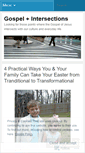 Mobile Screenshot of gospelintersections.wordpress.com