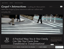 Tablet Screenshot of gospelintersections.wordpress.com